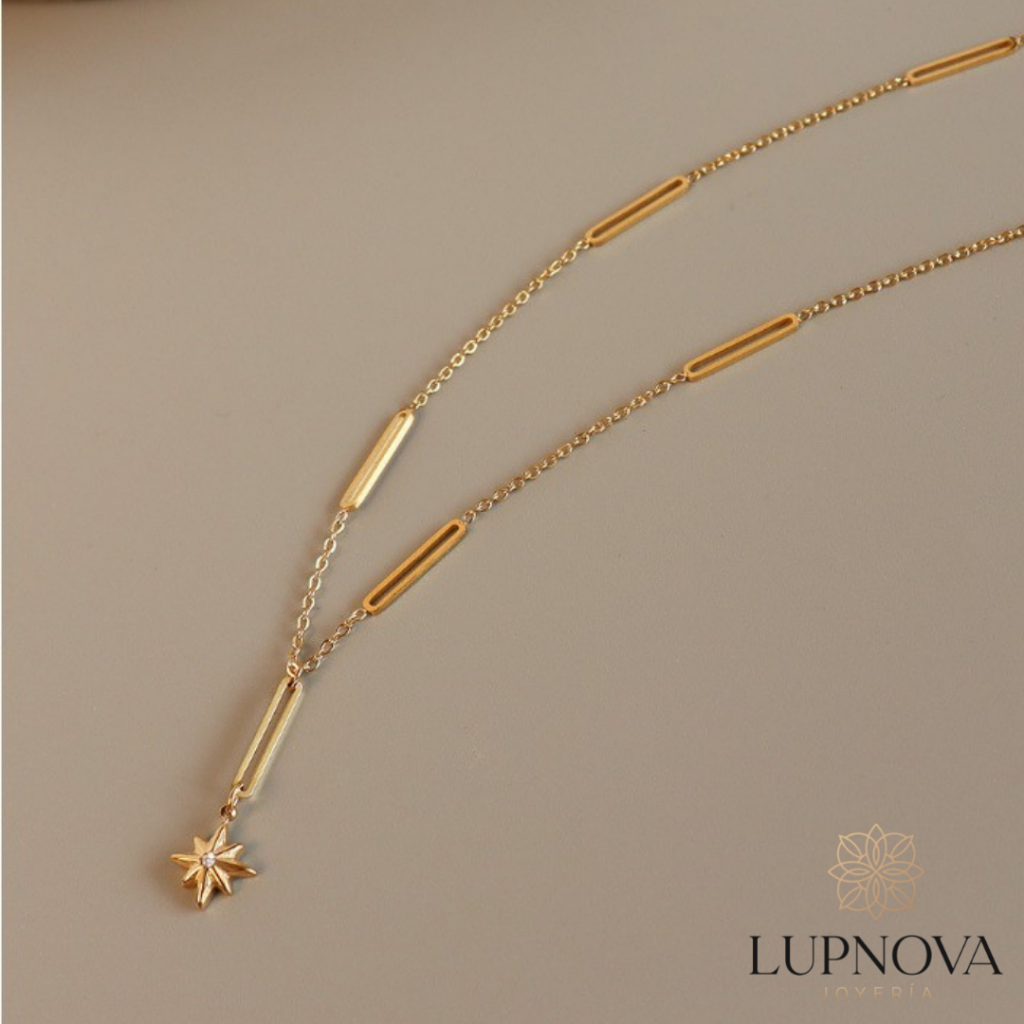Cadena con dije de estrella 2