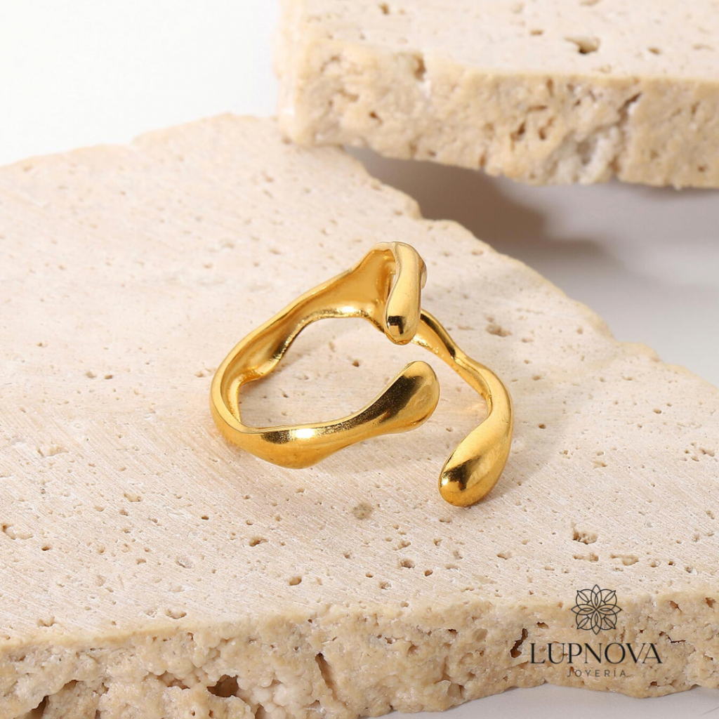 Anillo abierto irregular 1
