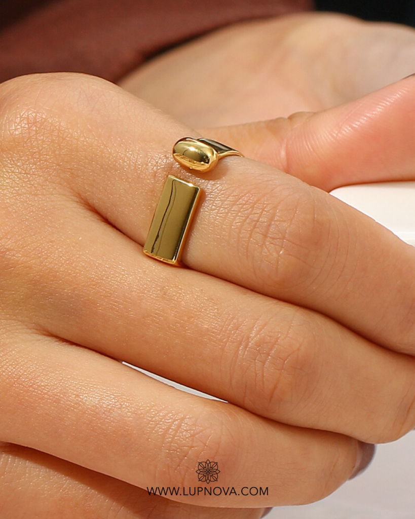 Anillo geométrico fit 2