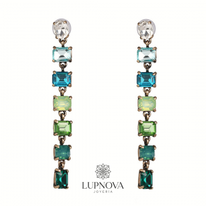Aretes bandas en degradé