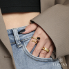 Anillo irregular turmalina plata 925 fit f