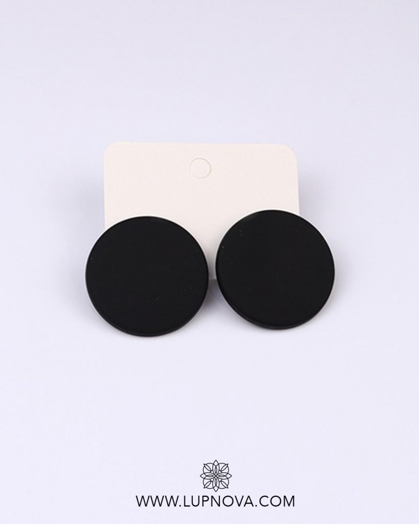 Aretes dots de colores black