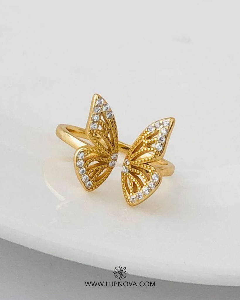 Anillo mariposa plata 925