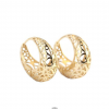 Aretes aro calado plata 925