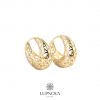 Aretes aro calado plata 925