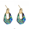 Aretes concha de abulón plata 925 - Imagen 3