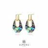 Aretes abalone shell plata 925