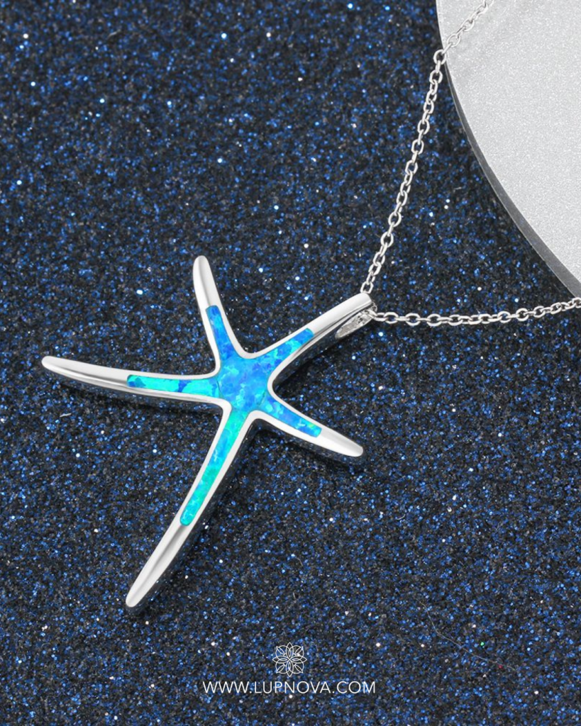 Cadena estrella de mar plata 925