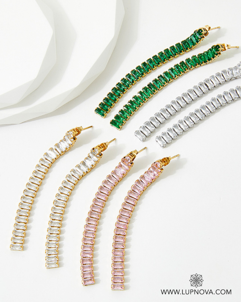Aretes cascada de baguettes all