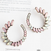 Aretes aro de cristales - Imagen 5