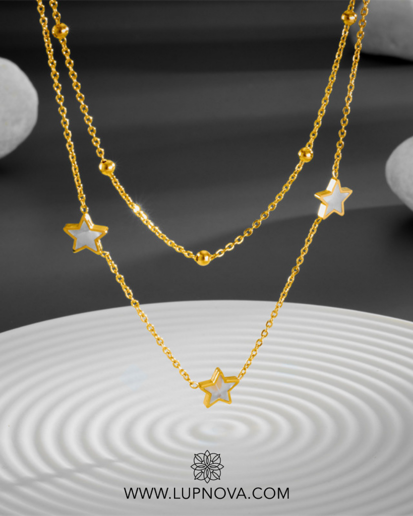 Cadena hilos de estrellas