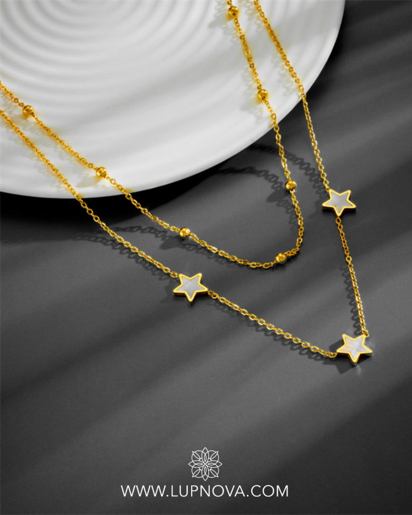 Cadena hilos de estrellas