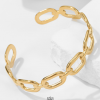Pulsera de eslabones cuadrados