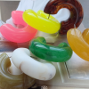 Chunky hoops de resina