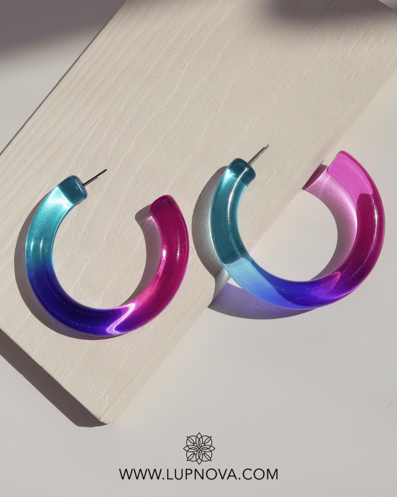 Moonlight hoops de resina