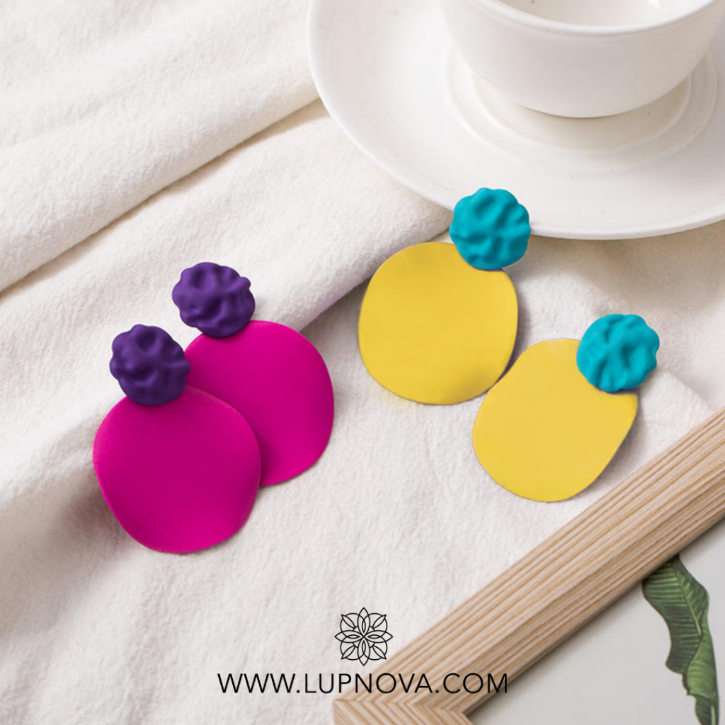 Aretes color block