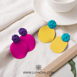 Aretes color block