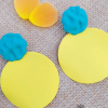 Aretes color block