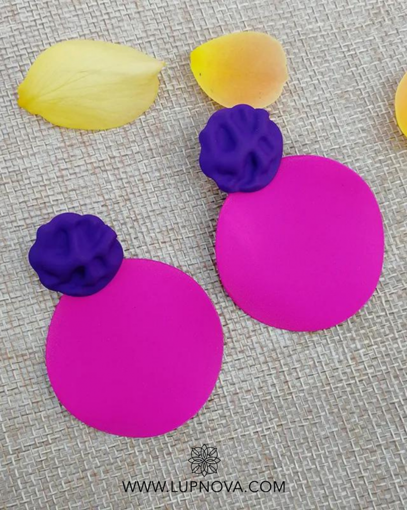Aretes color block