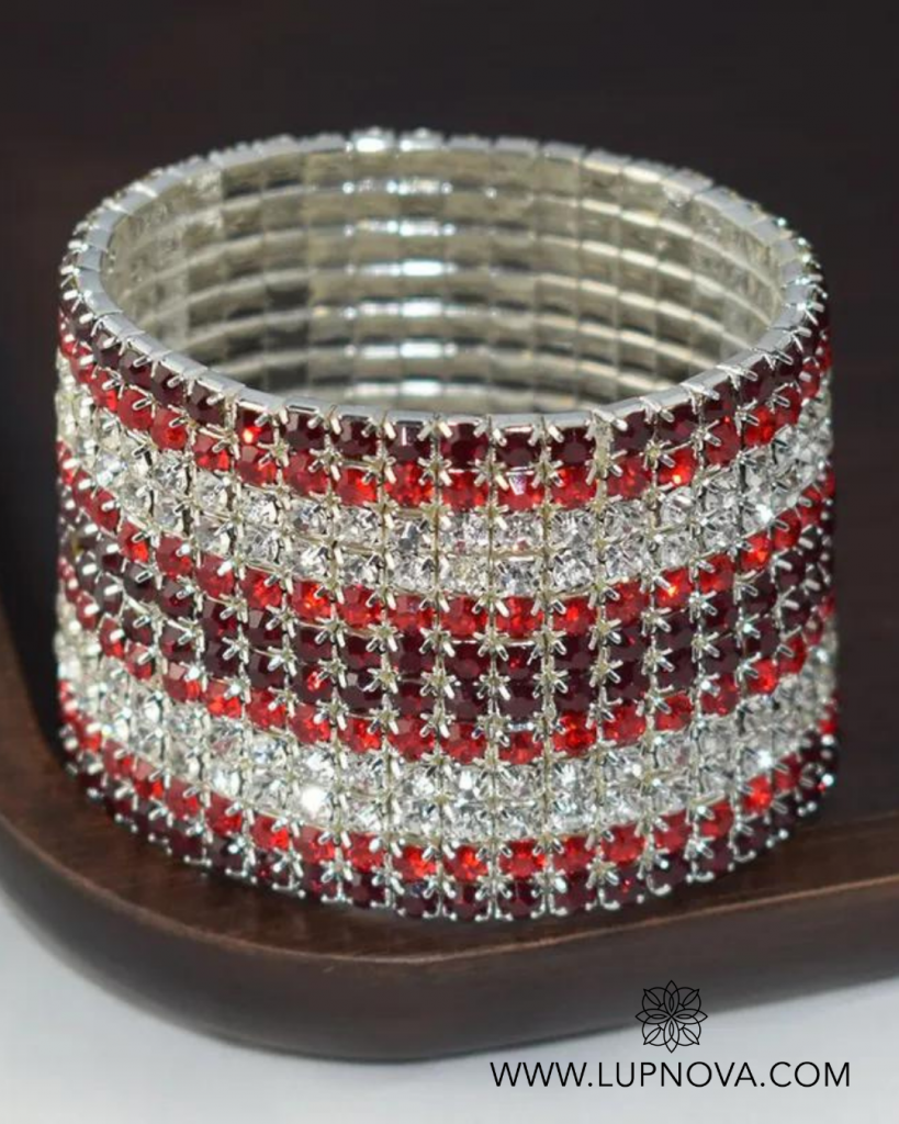 Pulsera elástica multicapa colores