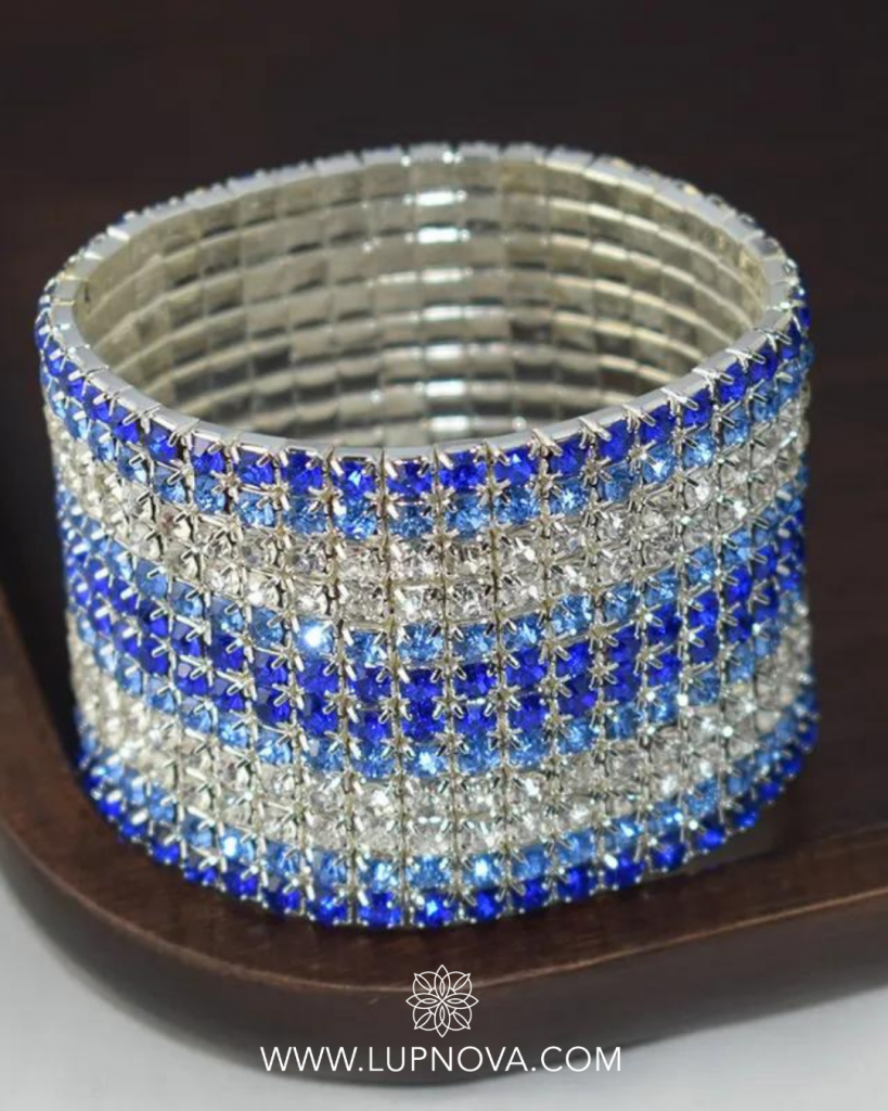 Pulsera elástica multicapa colores