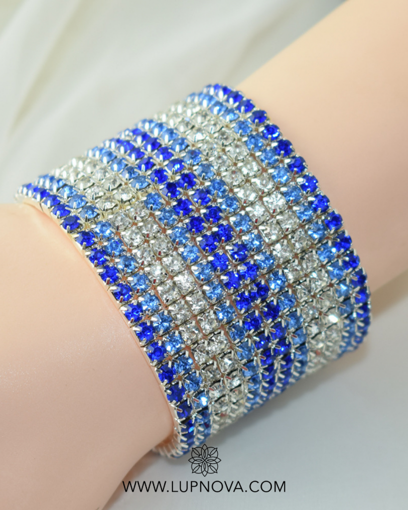 Pulsera elástica multicapa colores
