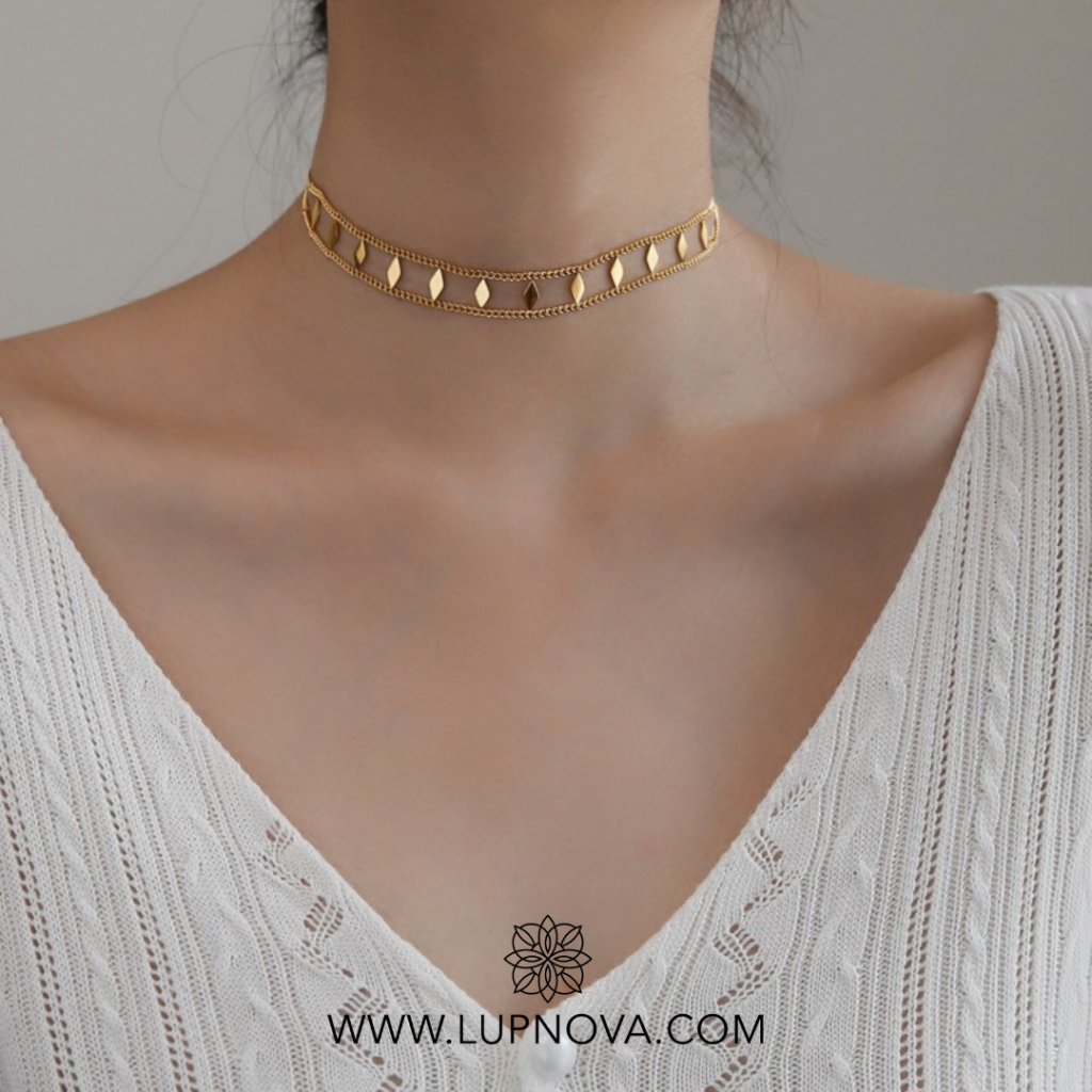 Choker doble capa
