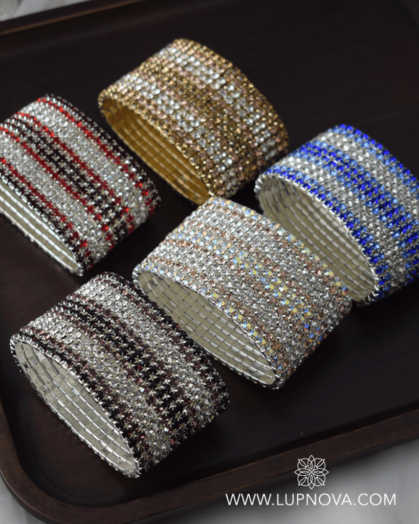 Pulsera elástica multicapa colores