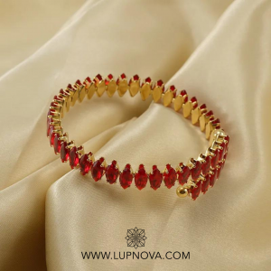Pulsera espiral de cristales