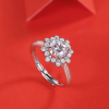Aninllo de peonia plata925