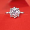 Aninllo de peonia plata925