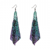 Aretes pañoleta metálica