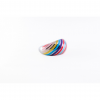 Anillo rainbow plata 925 - Imagen 5