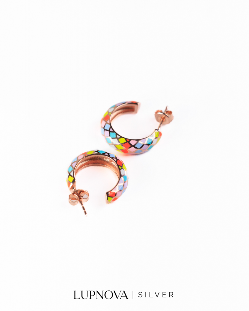 Argollas color boost plata925 - Imagen 5