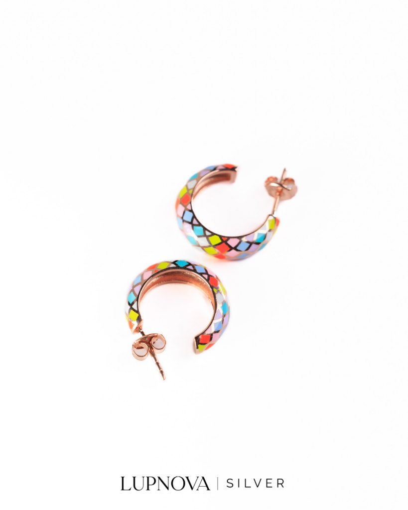 Argollas color boost plata925 - Imagen 3