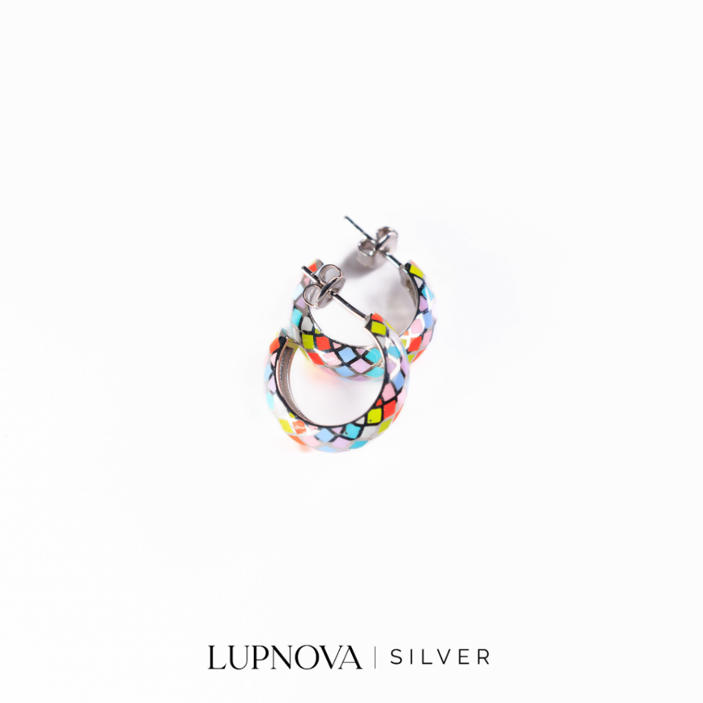 Argollas color boost plata925