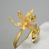 Anillo orquídea plata925 - Imagen 2