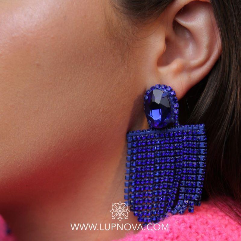 Aretes banderolas de borlas - Imagen 2