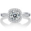 Anillo moissanita clásico plata925 - Imagen 5