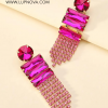 Aretes banderolas en cascada - Imagen 2