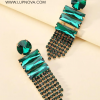 Aretes banderolas en cascada - Imagen 3