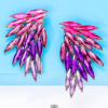 Aretes alas de colores - morado - Imagen 3