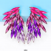 Aretes alas de colores - morado - Imagen 2