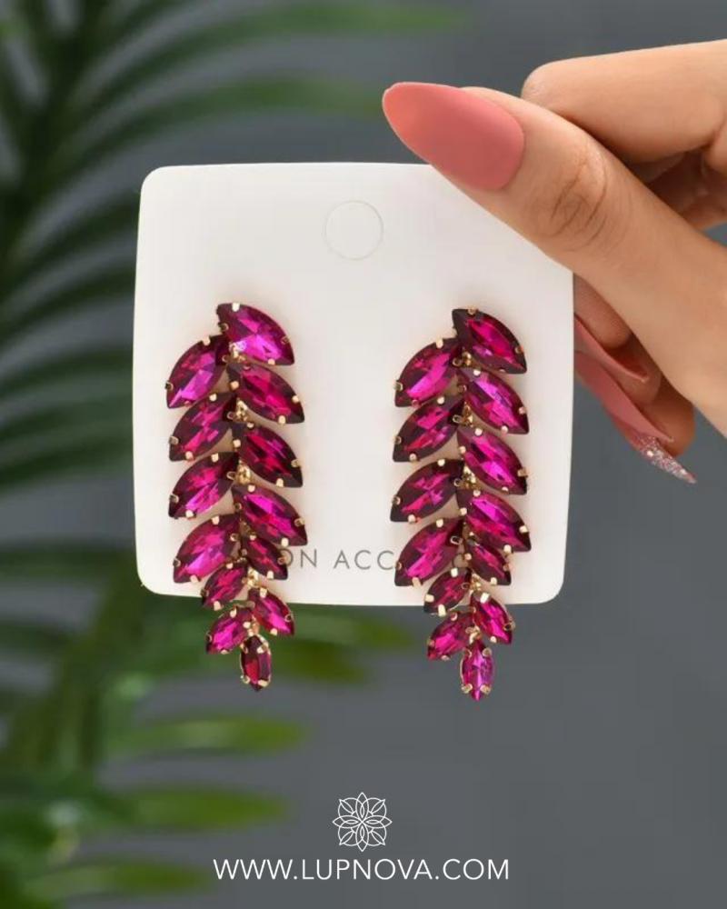 Aretes color leaves - Imagen 4