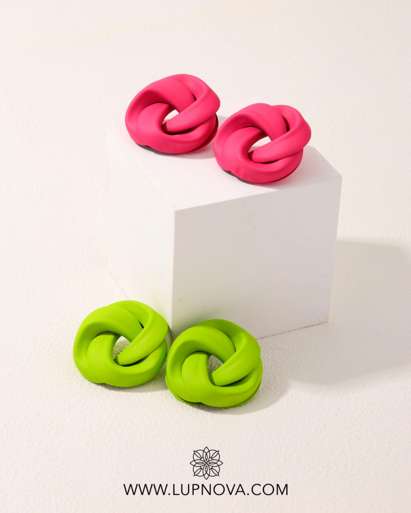 Aretes color rolls - Imagen 4