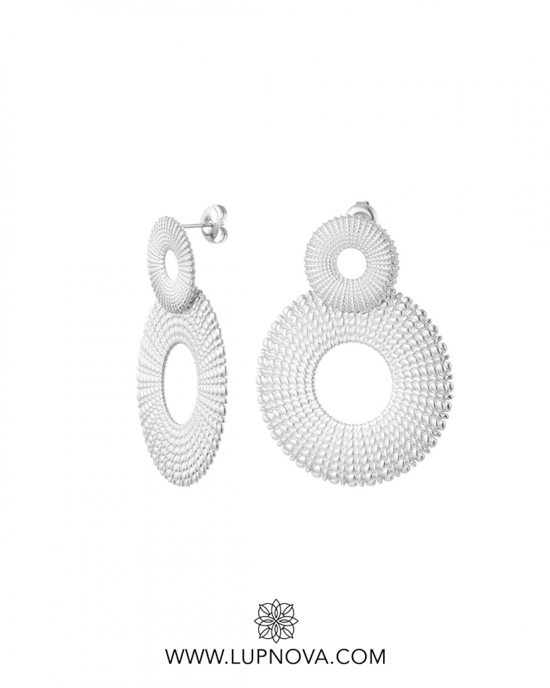Aretes doble aro - Imagen 2