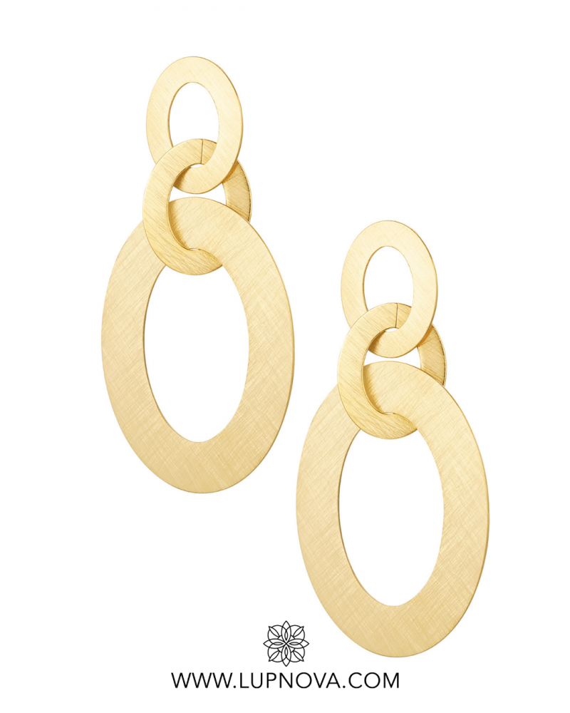 Aretes colgantes entrelazados - Imagen 3
