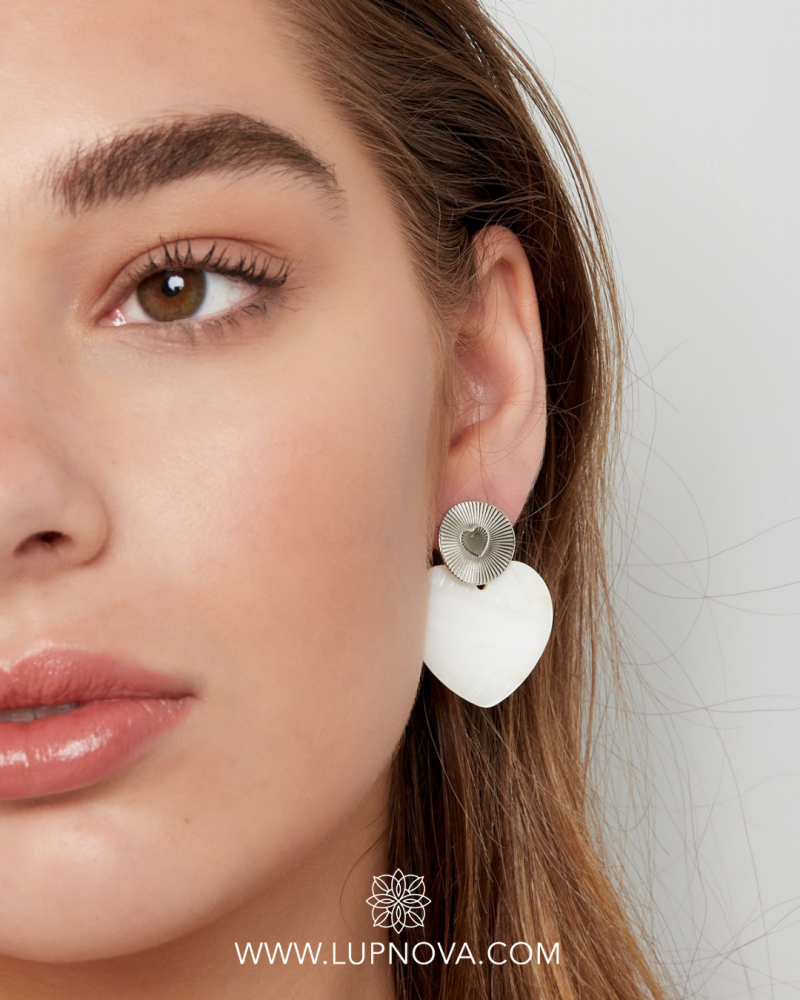 Aretes doble corazón - Imagen 5