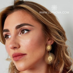 Aretes doble sol de acero