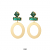 Aretes circulares de acero y cristales - Imagen 3